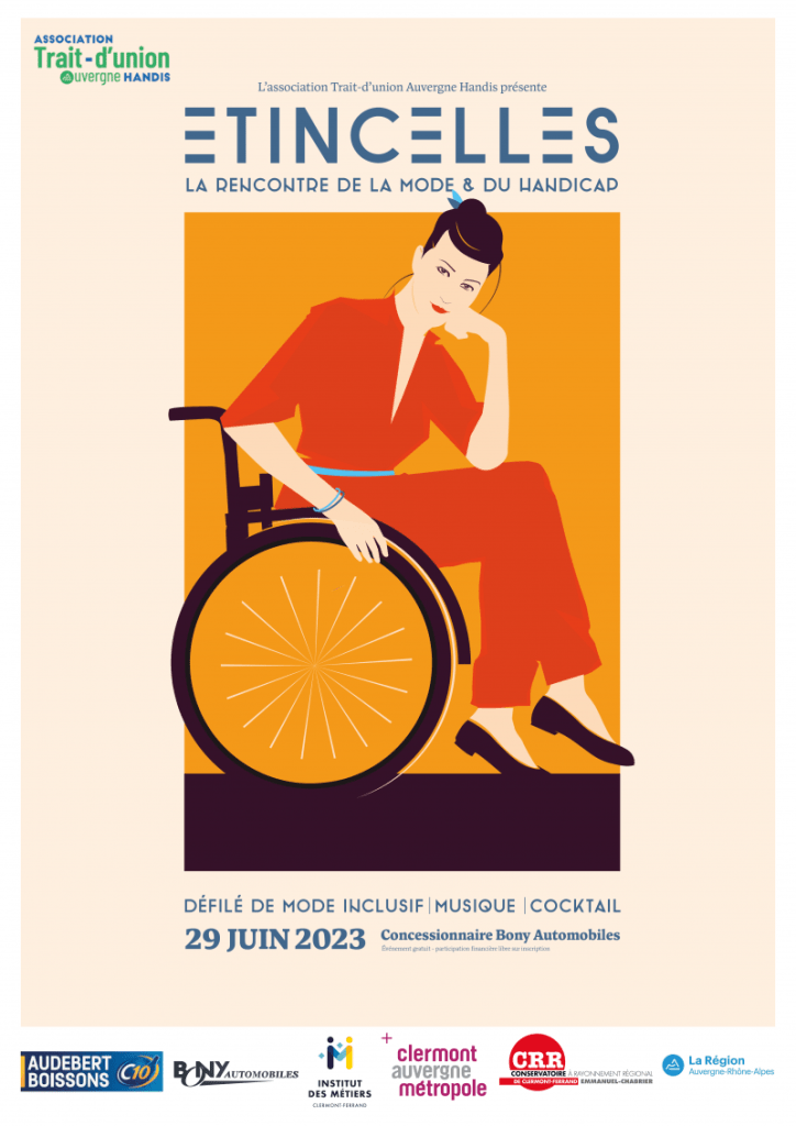 Affiche Etincelles la rencontre de la mode et du handicap