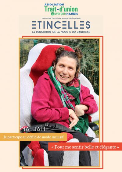mode et handicap : Etincelles présentation de Nathalie