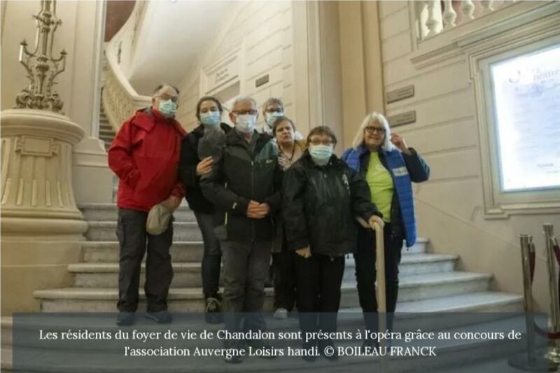 Photo de l'article de presse La Montagne des bénéficières du Foyer de vie Chandalon