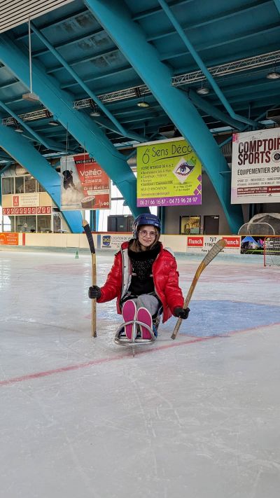 para_hockey_sur_glace_Cross