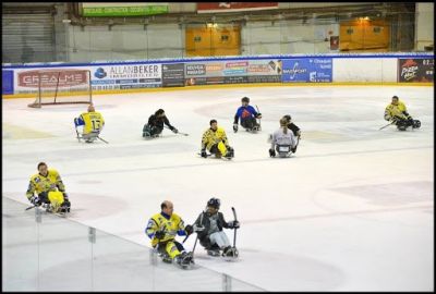 para hockey sur glace