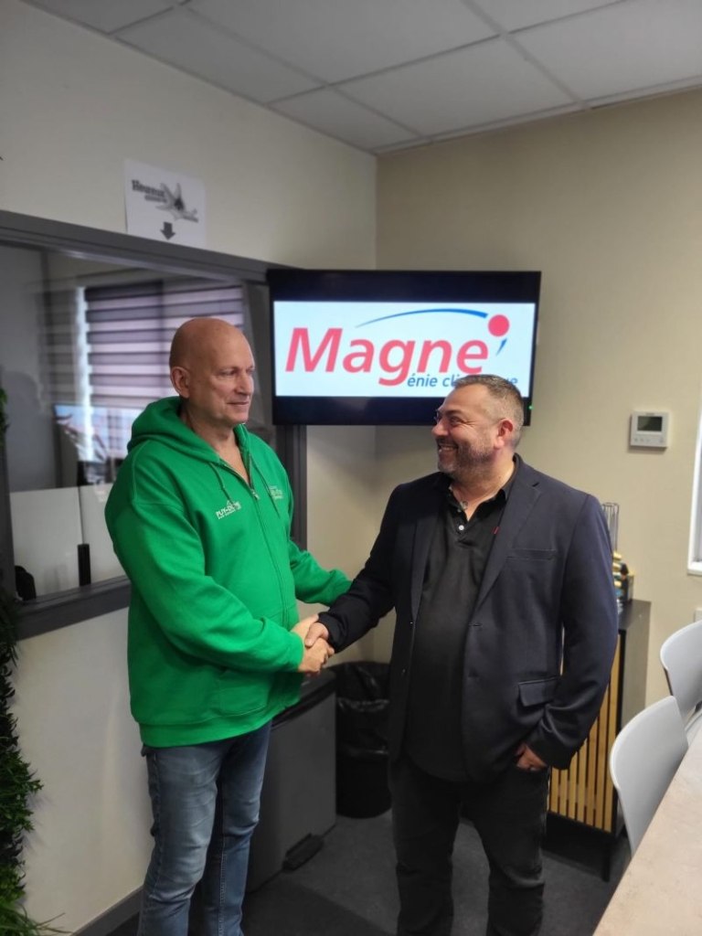 Partenariat entre l'entreprise Magne et l'Association Trait d'union Auvergne Handis
