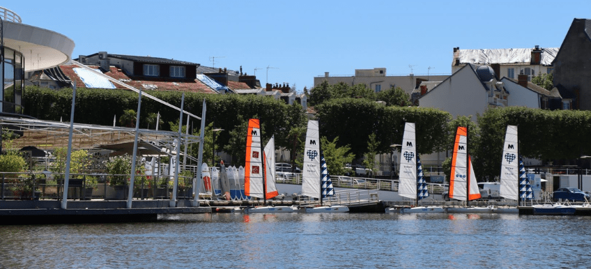 photo d'une activité voile du Club Nautique de l'Allier au format tuile