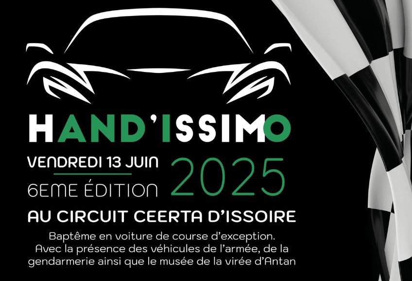 Affiche Hand'issimo 2025. 6 édition sur le circuit d'Issoire
