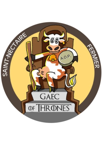logo de Gaec Of Throne. Fromage Saint Nectaire