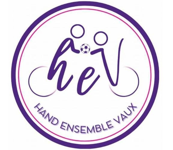 logo du club hand ensemble Vaux. Para Hand en fauteuil roulant