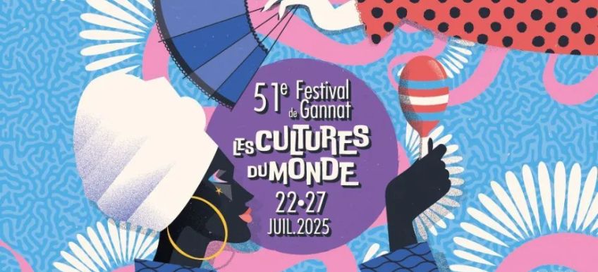 Festival de Gannat 2025 affiche au format tuile