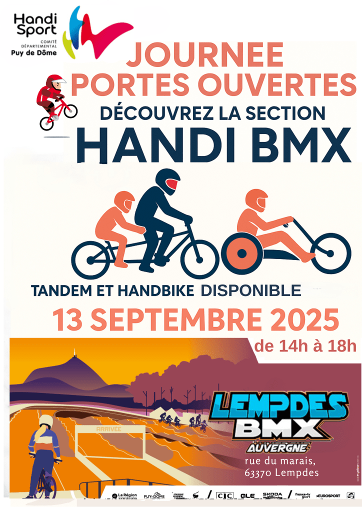 Affiche BMX Handisport Lempdes