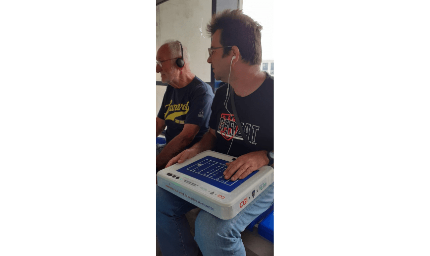 dispositif audio et tactile Touch2See