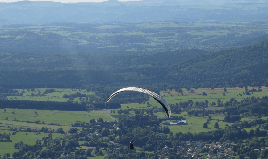 Journée parapente au sommet du Puy-de-Dôme - découverte des paysages
