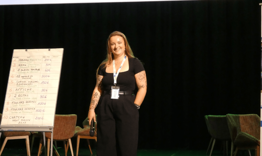 Vente aux enchères ATUAH membre de l'association