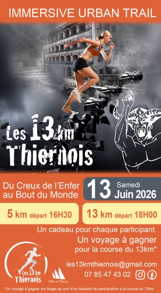 affiche les 13 km Thiernois