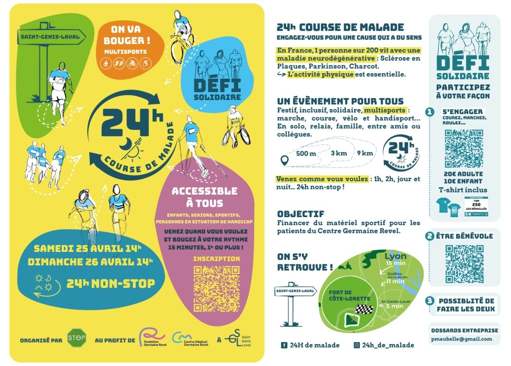 Flyer 24h de malade